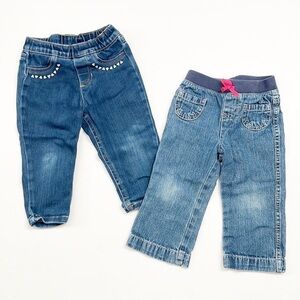 Carter's/Jumping Beans baby girls jeans
